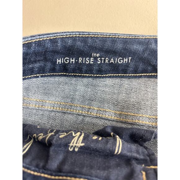 Liverpool Los Angeles High Rise Straight Medium Wash Jeans Size 12, 31 Length - Picture 6 of 12